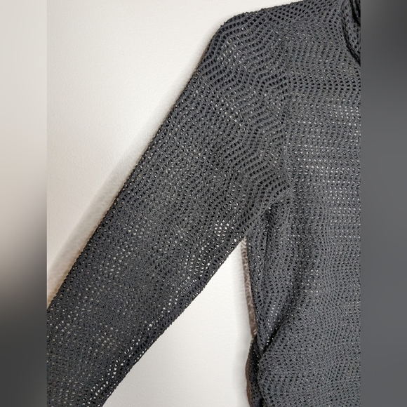 Kozan Black Mesh Turtleneck sz S - Picture 3 of 8